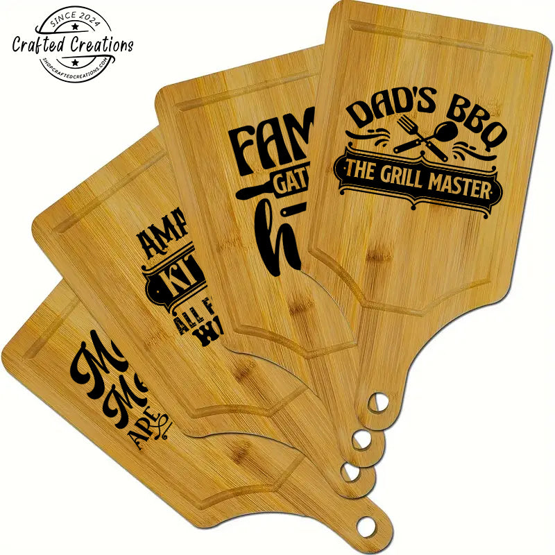 Personalized Bamboo Cutting Board 13"x7"