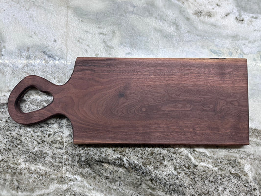 Walnut charcuterie board #1 17.5x6.5