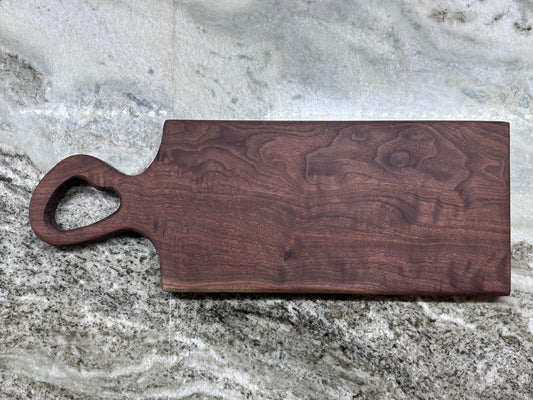 Walnut charcuterie board #6 17.5x6.5